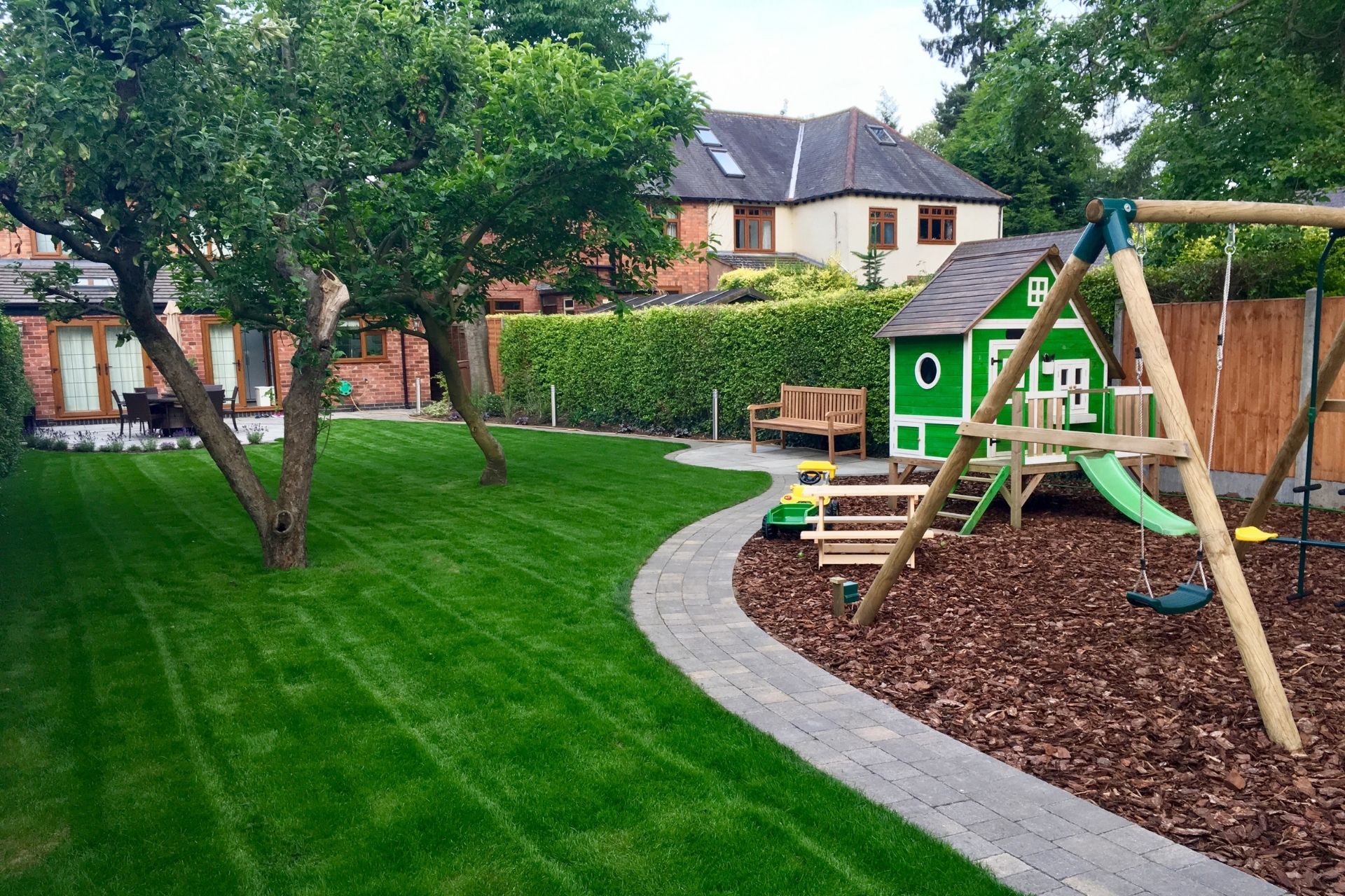 Professionally Landscaped Garden Ideas For Families